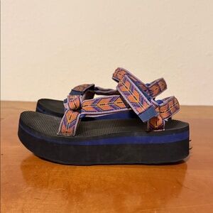 Colorful Platform teva Sandals